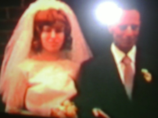 me and my dad giving me away at my wedding xx