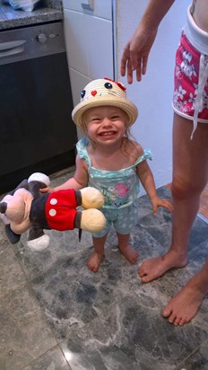 Isla in Portugal, she has such a cheeky smile. X