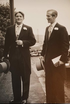 Frank and Harry Tait In August 1957