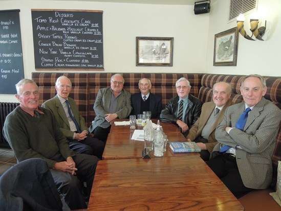 Pub lunch with the school 'Old Boys' April 2012