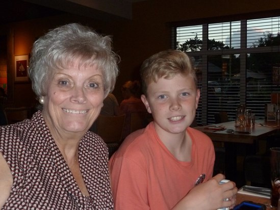 Nannie and Bertie on his 12th Birthday 