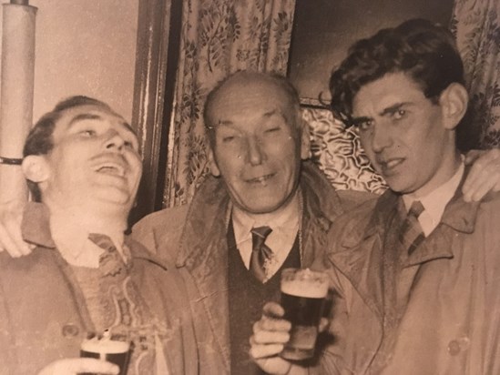 Bill, his father William James Banks and brother Victor