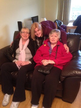 My lovely sister with her daughter Maxine and Great niece Maisie taken on a visit to Wales. 