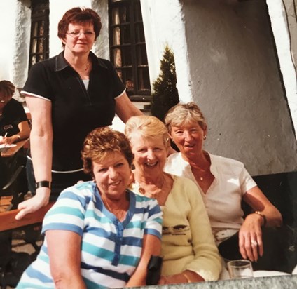 Shirley, Anne, mum and Chris, sisters. 