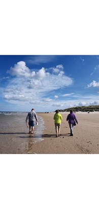 Bamburgh with Jane and Kevin