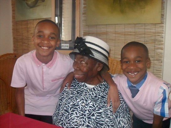 Brandon, Mum and Dylan - Mother's Day 2011