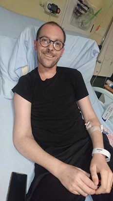 A week before his passing, Bryn was still smiling in hospital