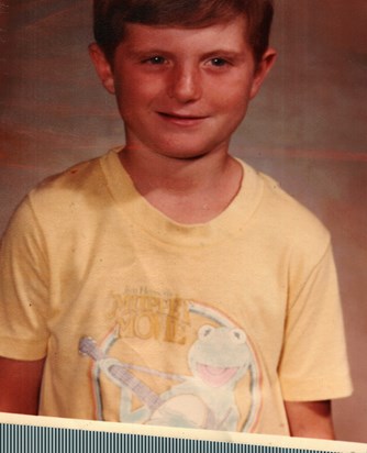 Jeffrey's 3rd grade school picture.