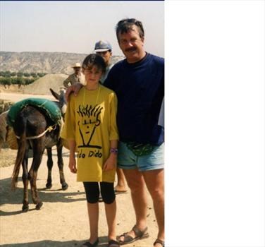 Dad & Claire in Tunisia