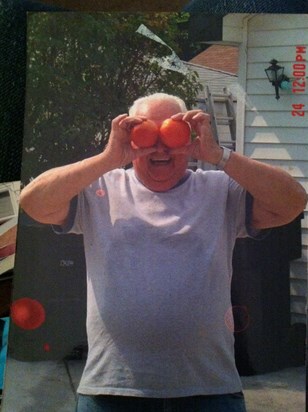 My dad was so proud of his tomato's
