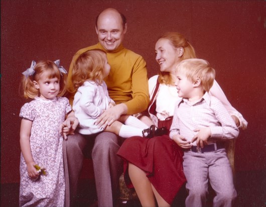 Greenwood Family portrait 1979
