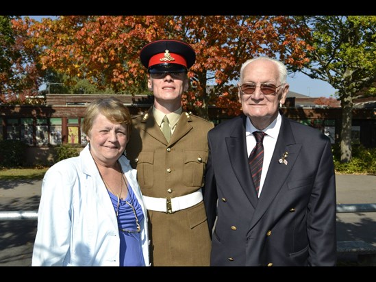 Grandad Ken with his grandson and much loved wife Frances x