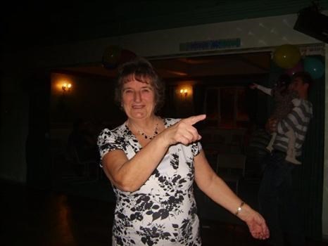 mum at one of the many parties she loved 