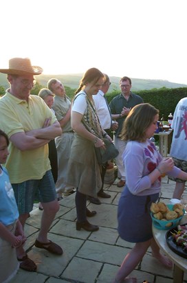 May 2001 - Tony at the Joyce's House