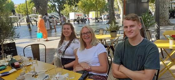 Enjoying life in a break in Aix