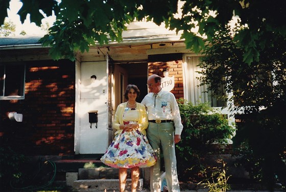 Kay and Bill in Canada 1989