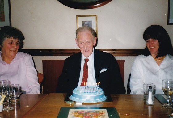 Kay and Celia at Grandad's 90th 1999