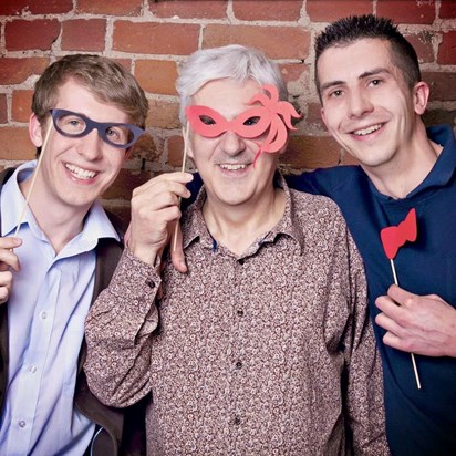 Jay, Dad and myself at another wedding