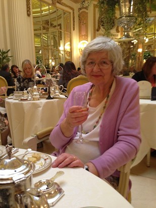 80th birthday celebration at The Ritz, London