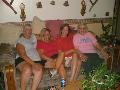 Patty with her two Daughters and Her Mother