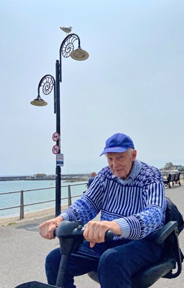 Mike at Lyme Regis