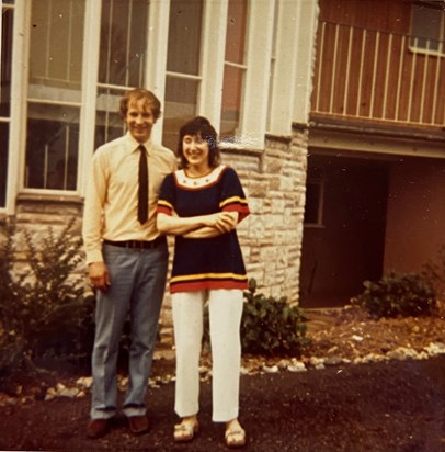 Mike & Elaine at Hawkeshyde Motel