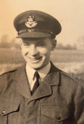 Mike in his RAF days 