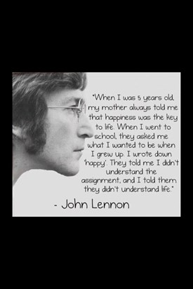John Lennon on life