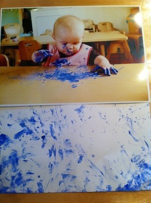 My First Painting at Nursery