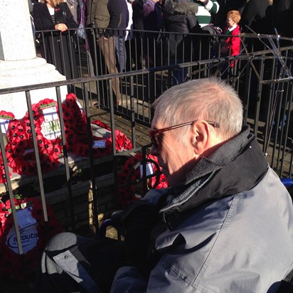 Remembering you Dad on Remembrance weekend xxxx