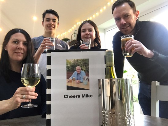 Cheers Mike, Emma Chris Alex & Chloe