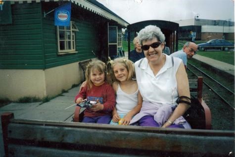 Grandma Joyce and her two Princesses