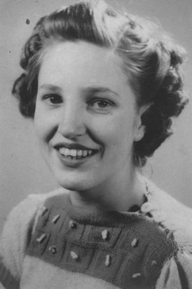 A teenage Mary Baines