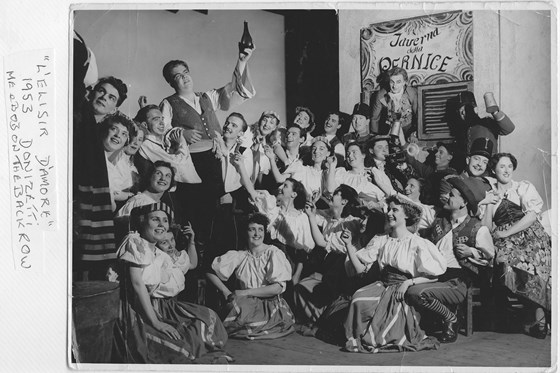 1953 College Opera performance