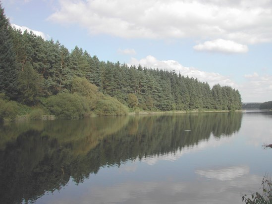 One of Mum's favourite places to walk Entwistle reservoir in 2004