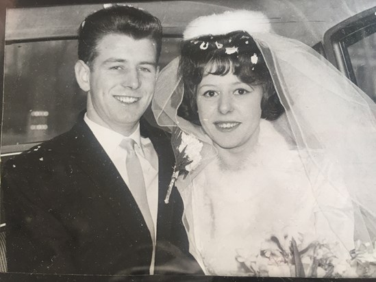 Jerry & Claudette's Wedding Day 1964