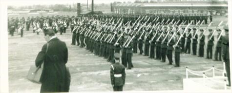 dad passing out parade