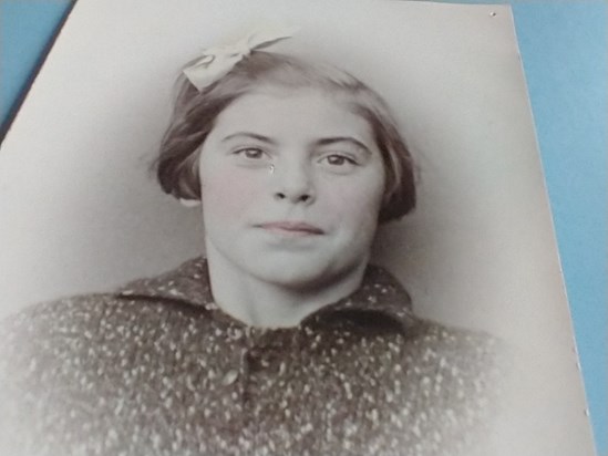 Sheila as a young lady