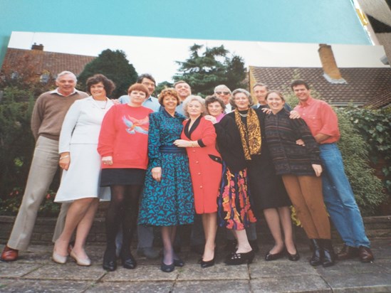 A rare  family get together with George and Audrey from New Zealand