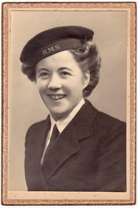 Mum in the Wrens during the war