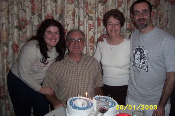 Julie, Dad, Mum and David