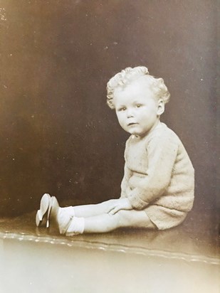 Dad as a toddler 1939 