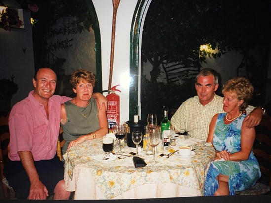 Dinner in Minorca 1997