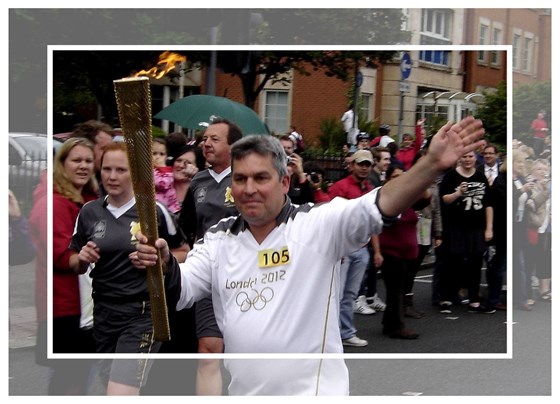 Gordon Ralphs - Olympic torchbearer and campaigner to raise awareness of prostate cancer