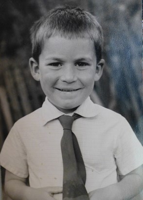 Aged four