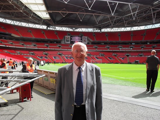 Dad at Wembley