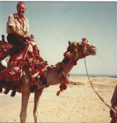 Chris in the desert 1981