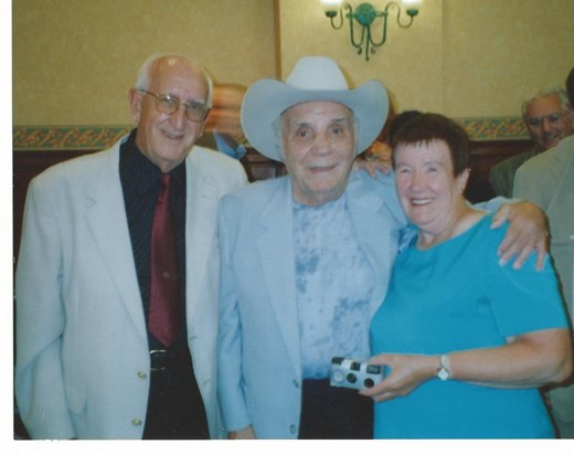 Chris And Barb with the Raging Bull himself Jake La Motta at the boxing hall of fame in New York