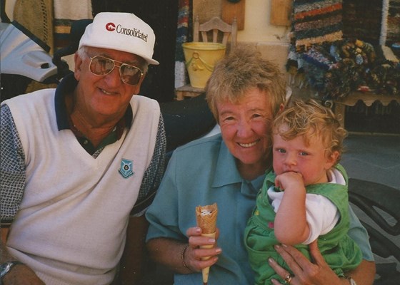 Mum & Dad with Grandaughter Brooke in Spain xxxxxxx happy times xxxxx