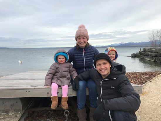 New Years morning at one of Edwina’s favorite places with her beloved family.  Isla looking delighted to be out for a walk in the cold xxx